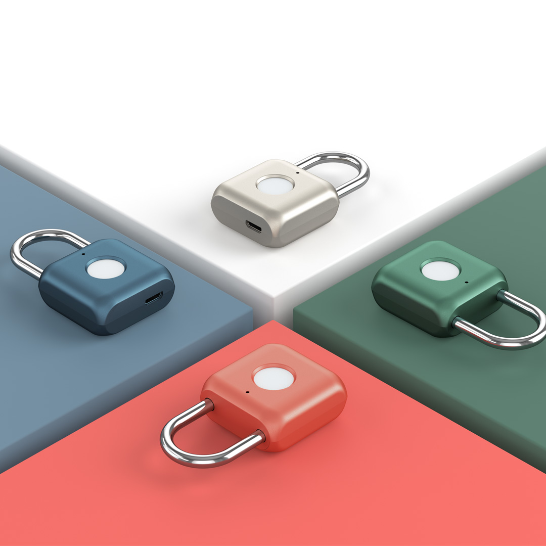 Xiaomi Youdian Kitty Khóa cửa vân tay thông minh Ổ khóa USB Sạc không chìa khóa Chống trộm Du lịch Ngăn kéo hành lý Khóa an toàn