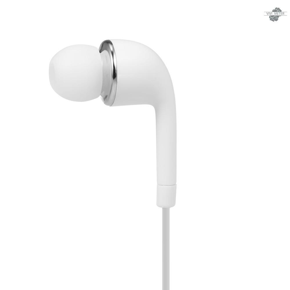 3.5mm Wired Headphones Headset In-Ear Earbuds Soft Silicone Music Earphones for PC Laptop Tablet Smartphone Hands-free with Microphone In-line Control