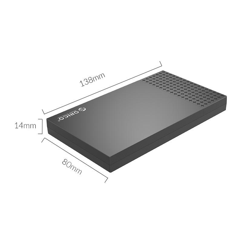 Hộp ổ cứng 2.5&quot; SSD/HDD SATA 3 USB3.0 Type-C