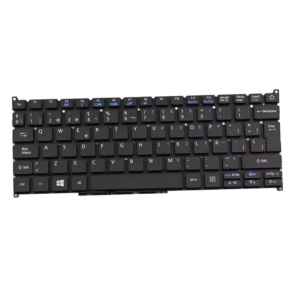 Spanish Replacement Laptop Keyboard Repair Part for Aspire ES1 132