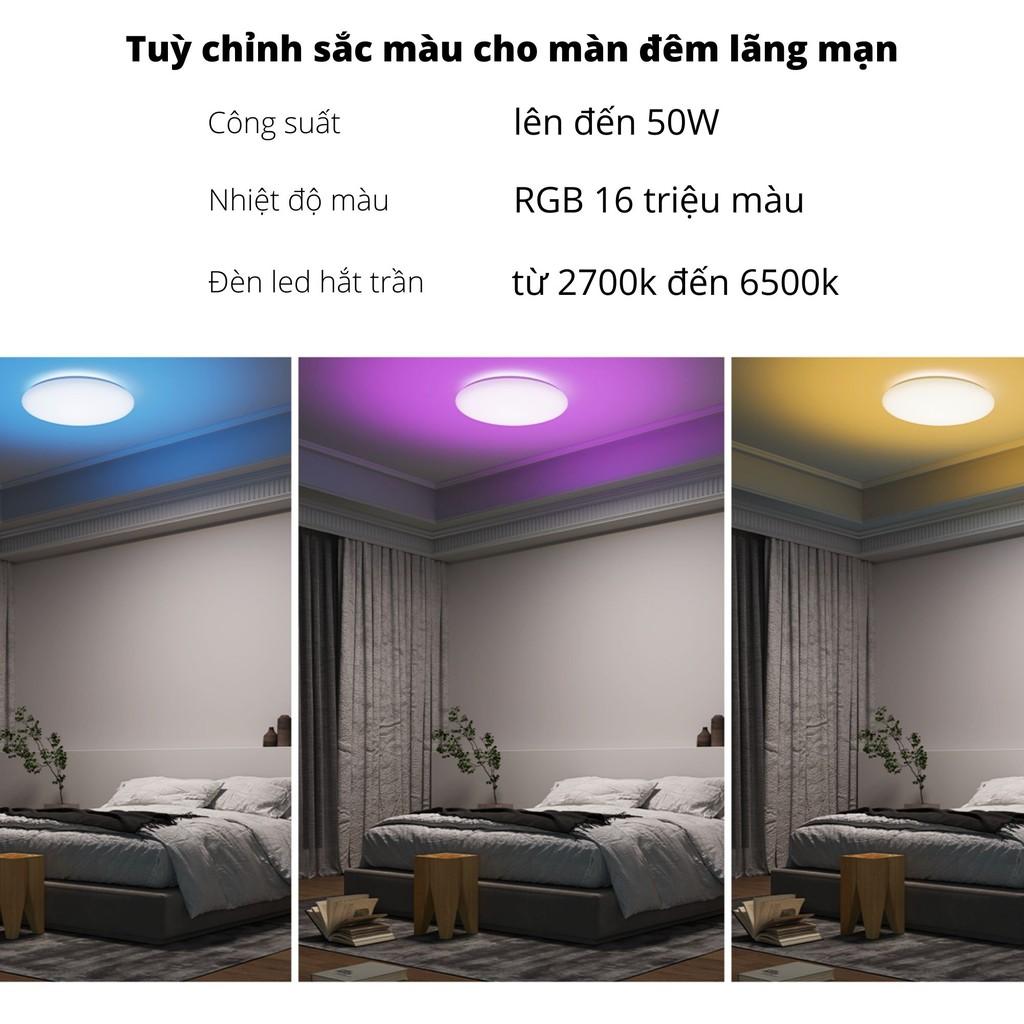 Đèn Led Ốp Trần Thông Minh Yeelight Arwen S450/S550 - 50W - Led RGB hắt trần - Hỗ trợ Homekit, Mihome Global - Hàng chính hãng