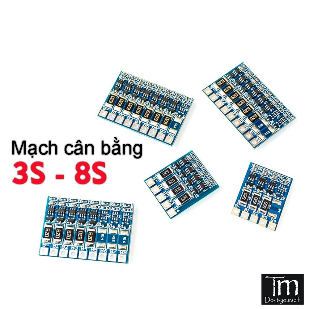 Mạch Cân Bằng Pin Lithium 18650 3.7V 3S Đến 8S