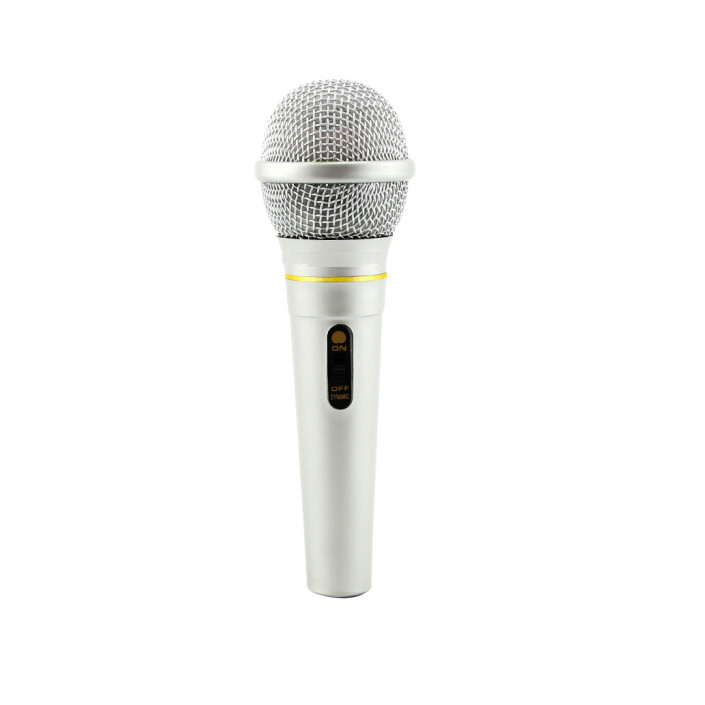 Micro có dây 3.5 mét AK319 Nhập Khẩu Bạc Cho Âm Li Loa Kẹo kéo jack cắm 6.5mm PF11