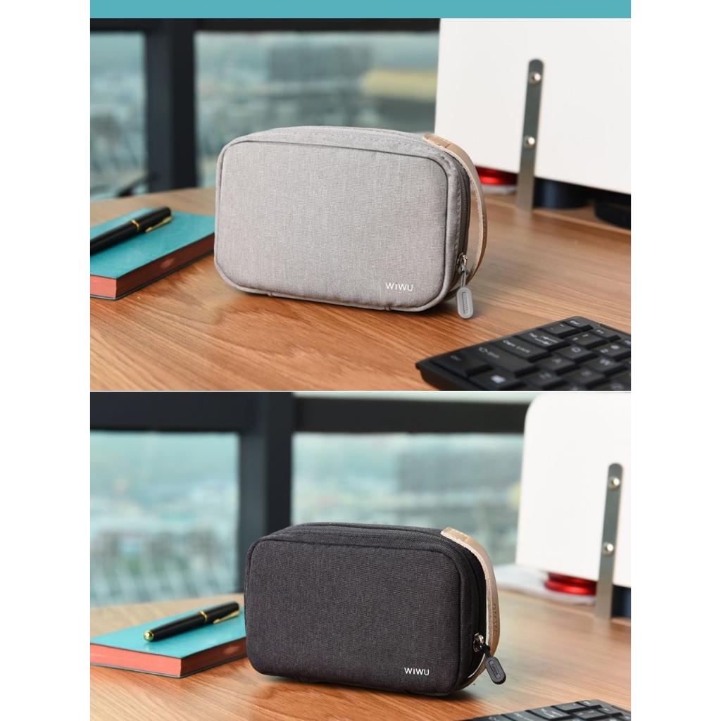 Túi Xách Tay Đựng Phụ Kiện Wiwu Cozy Storage Bag Chống Thấm Nước Chứa Nhiều Ngăn Bảo Vệ Thiết Bị Điện Tử, Smart Phone