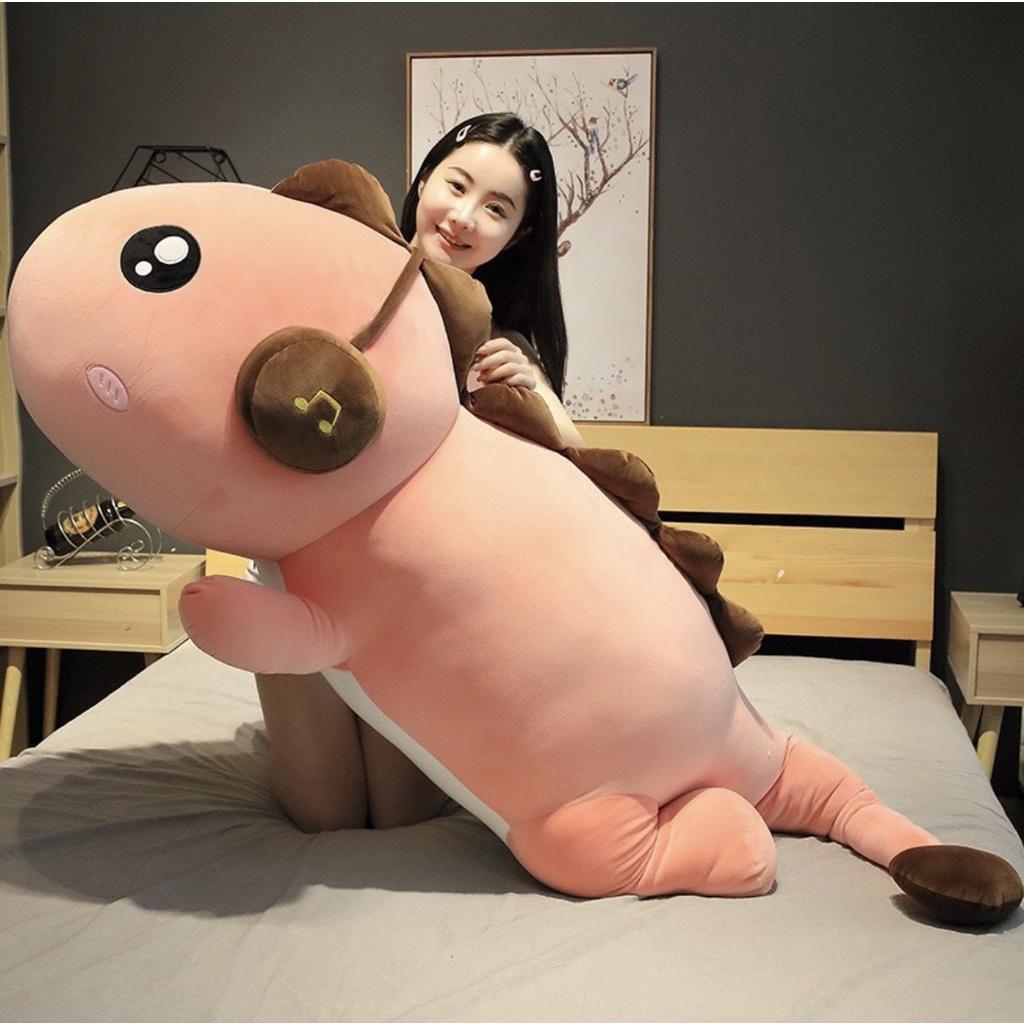 Gấu Bông Khủng Long Đeo Tai Nghe