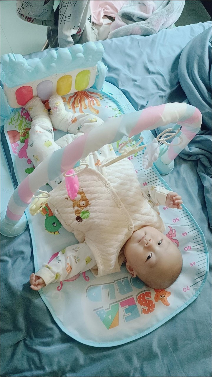 + TẶNG QUÀ - THẢM NHẠC HÀNG LOẠI 1 CHO BÉ NẰM CHƠI MẪU HƯƠU, CÁ HEO, VOI