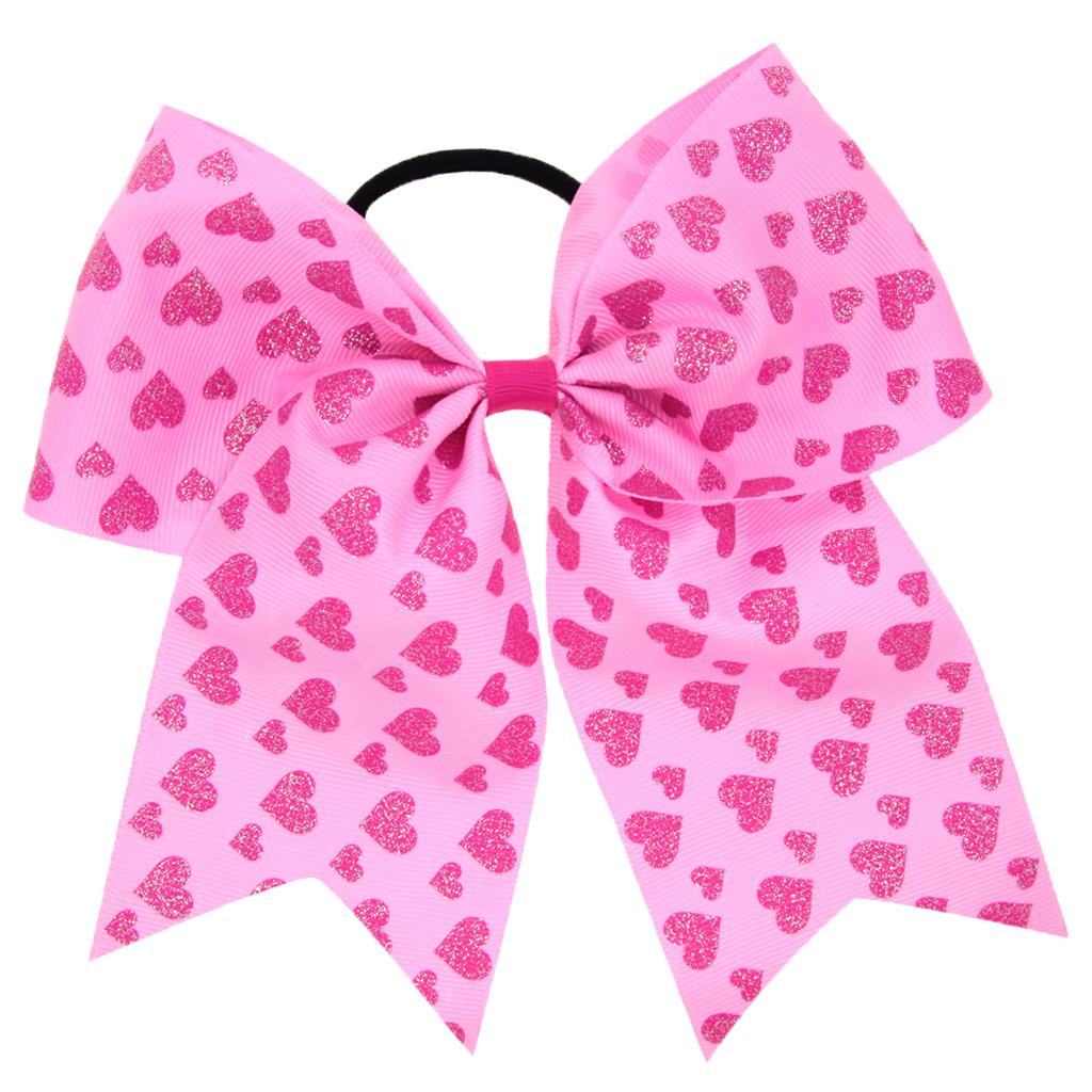8 Inch Large Colorful Bow Hairpin Girls Bows With Rope Hair Bows U Pick