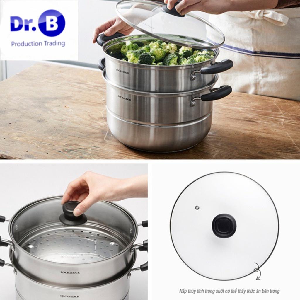 Nồi hấp đồ xôi, nồi hấp Inox 2 tầng Fivestar dày dặn tiện dụng cam kết hàng chính hãng - GiaDungDrb