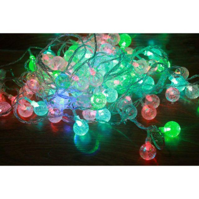 Đèn nháy bi bọt nhều màu sắc 10m