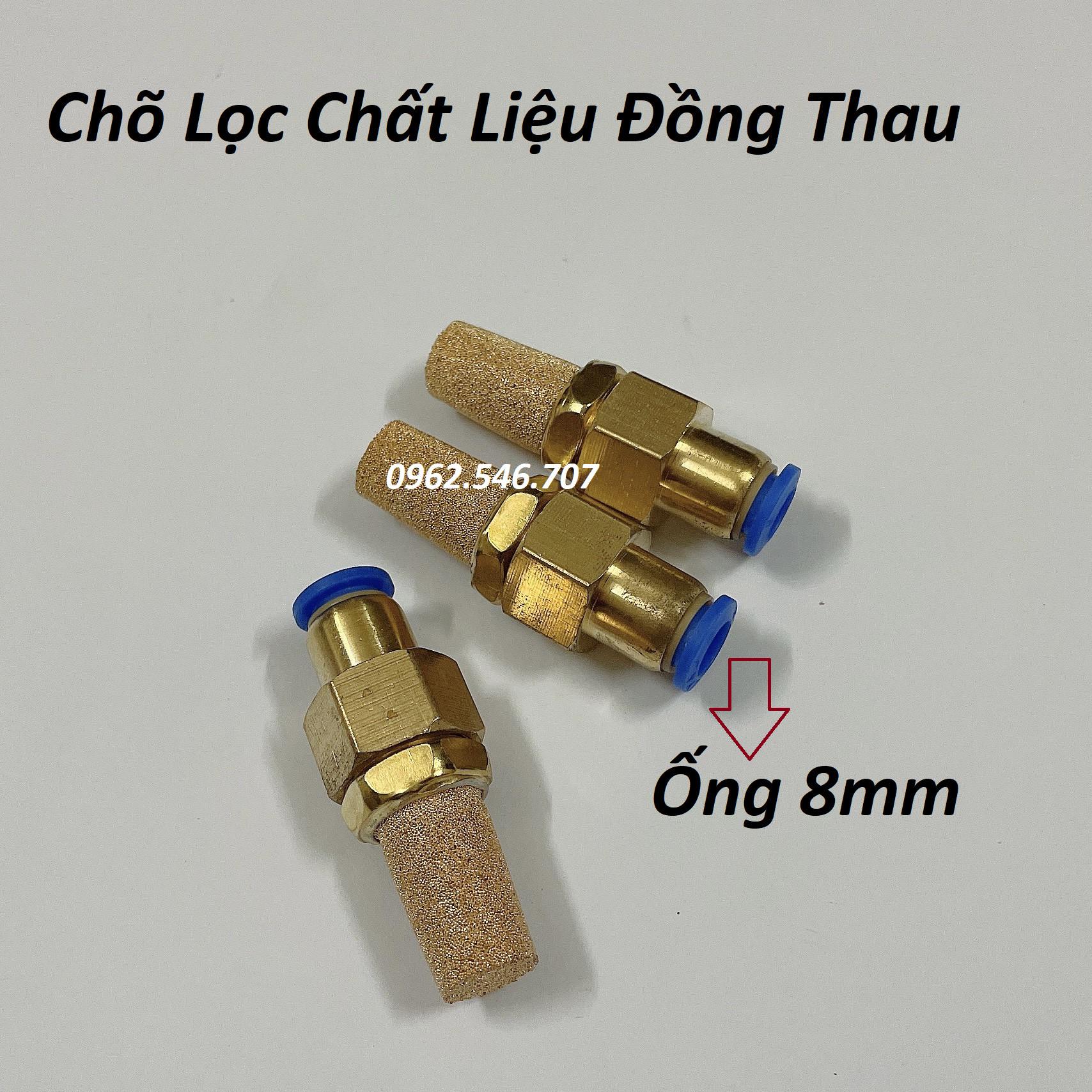 Bộ đầu lọc rác cho hệ thống phun sương 8mm bằng Đồng