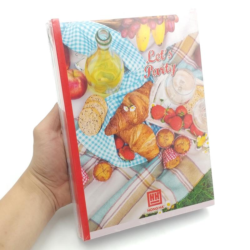 Combo 5 Vở Học Sinh Let's Party - Kẻ Ngang 120 Trang - Hồng Hà 1425 (Mẫu Màu Giao Ngẫu Nhiên)
