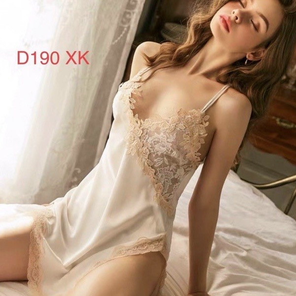 Váy Ngủ 2 Dây Lụa Satin Cao Cấp FORM CỰC ĐẸP Sang Trọng, Mềm Mịn, Quyến Rũ