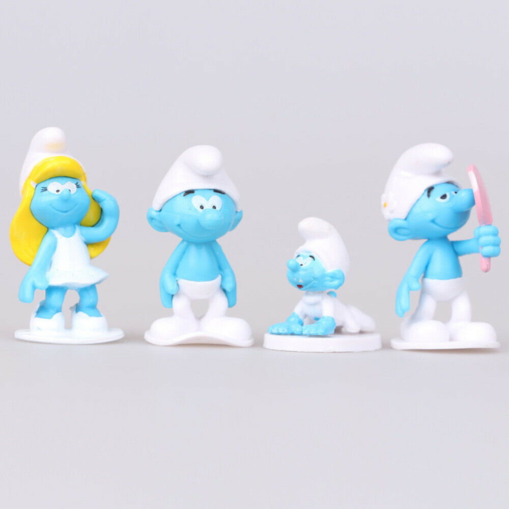 Bộ 12 Mô Hình Hoạt Hình Xì Trum - The Smurfs