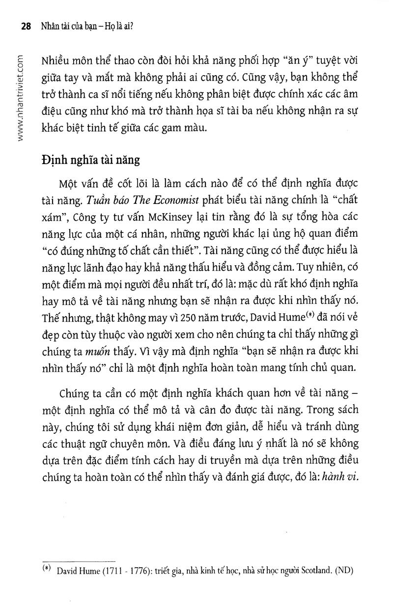 Nhân Tài Của Bạn Họ Là Ai?