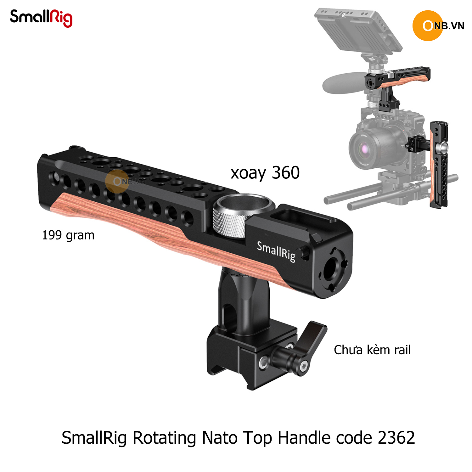 SmallRig Rotating Nato Top Handle code 2362