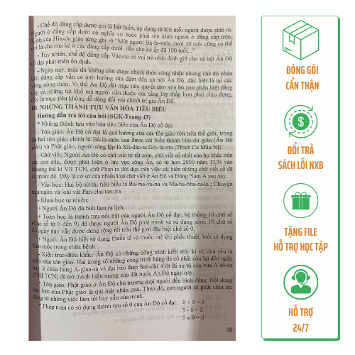 Sách - Hướng dẫn trả lời câu hỏi và bài tâp Lịch sử 6 (Chân trời sáng tạo)