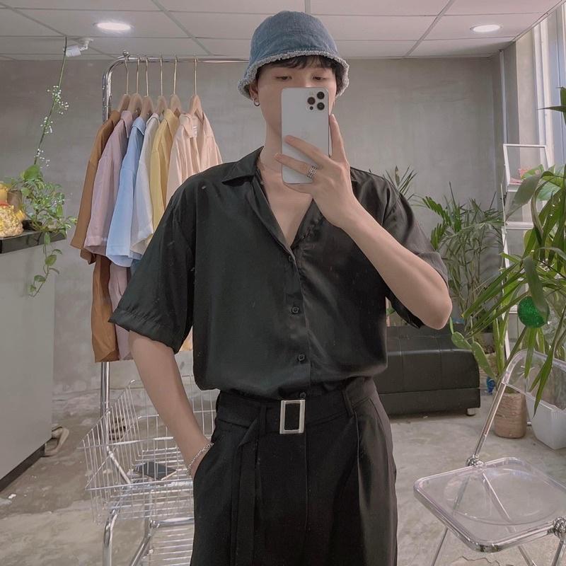 Sale 50% áo sơmi vải mát mùa hè