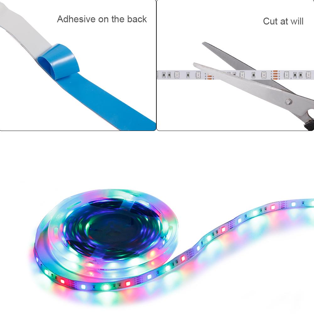 Dải đèn LED nhiều màu, trang trí Phòng ngủ, Nhà bếp, Trang trí cây thông Noel