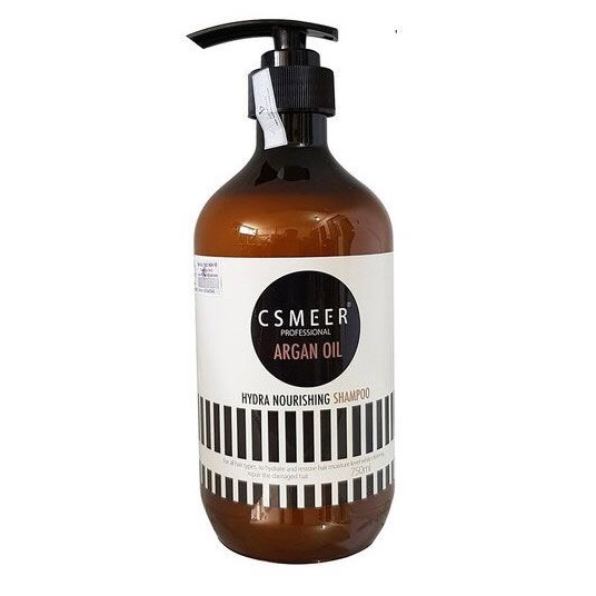 Dầu gội CSMEER Argan Oil Hydra Nourishing shampoo dưỡng ẩm phục hồi siêu mượt tóc 500ml