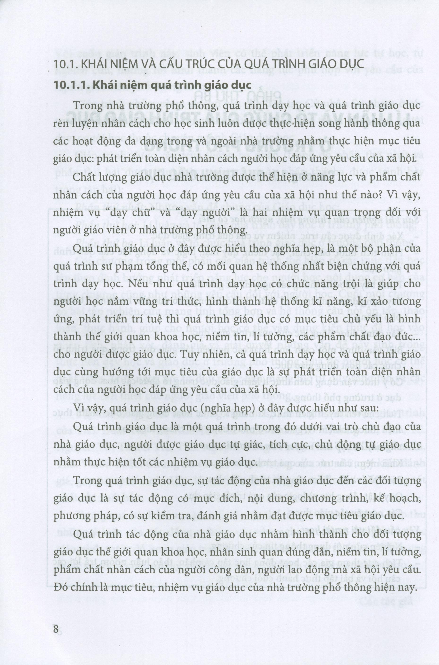 Giáo Trình Giáo Dục Học - Tập 2