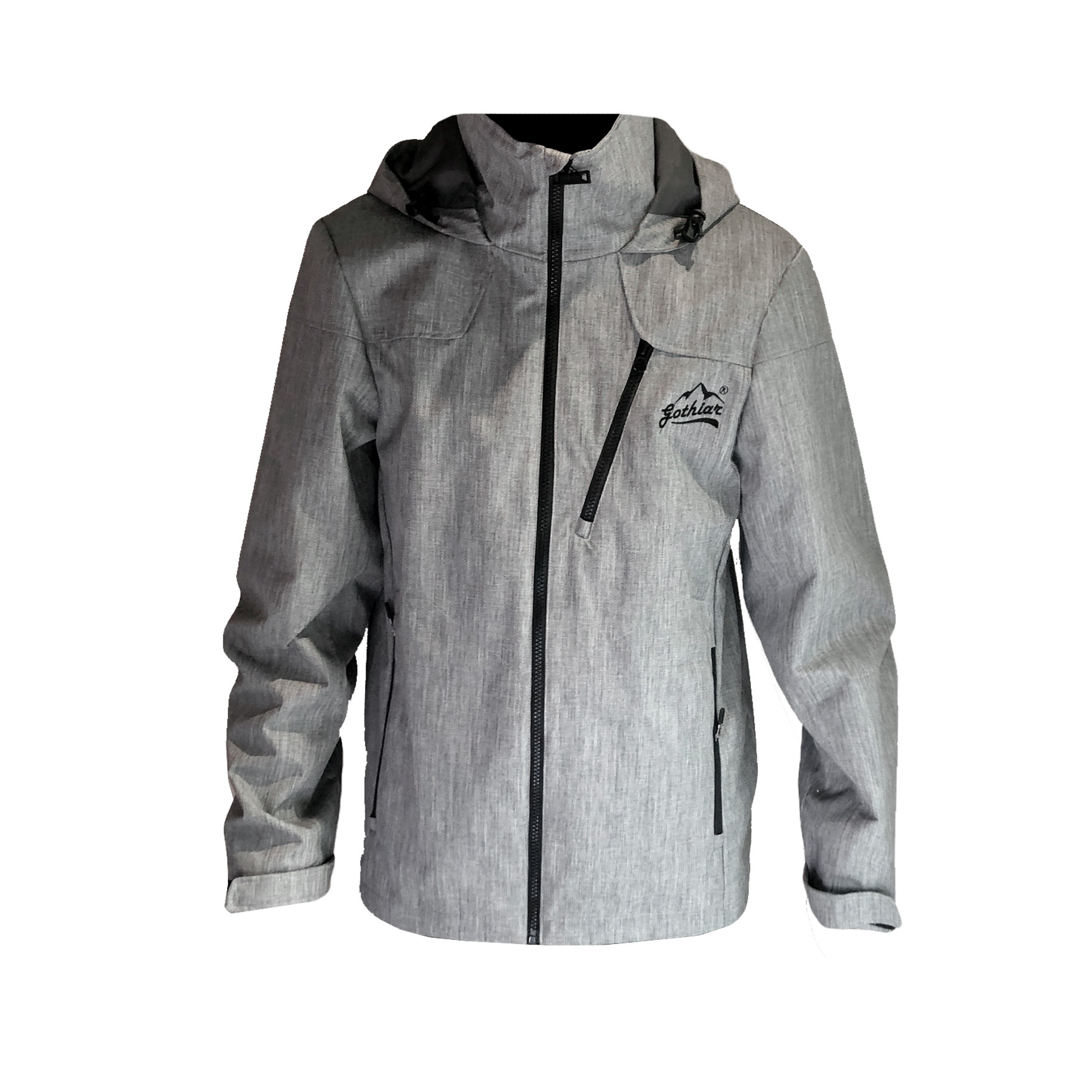 Áo khoác gió 2 lớp GOTHIAR 2L jacket – Ghi 8422