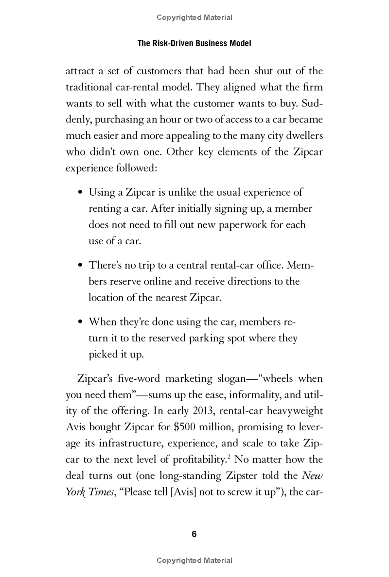 The Risk-Driven Business Model