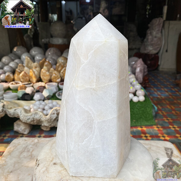 Trụ lục giác thạch anh trắng-4.8kg -T617
