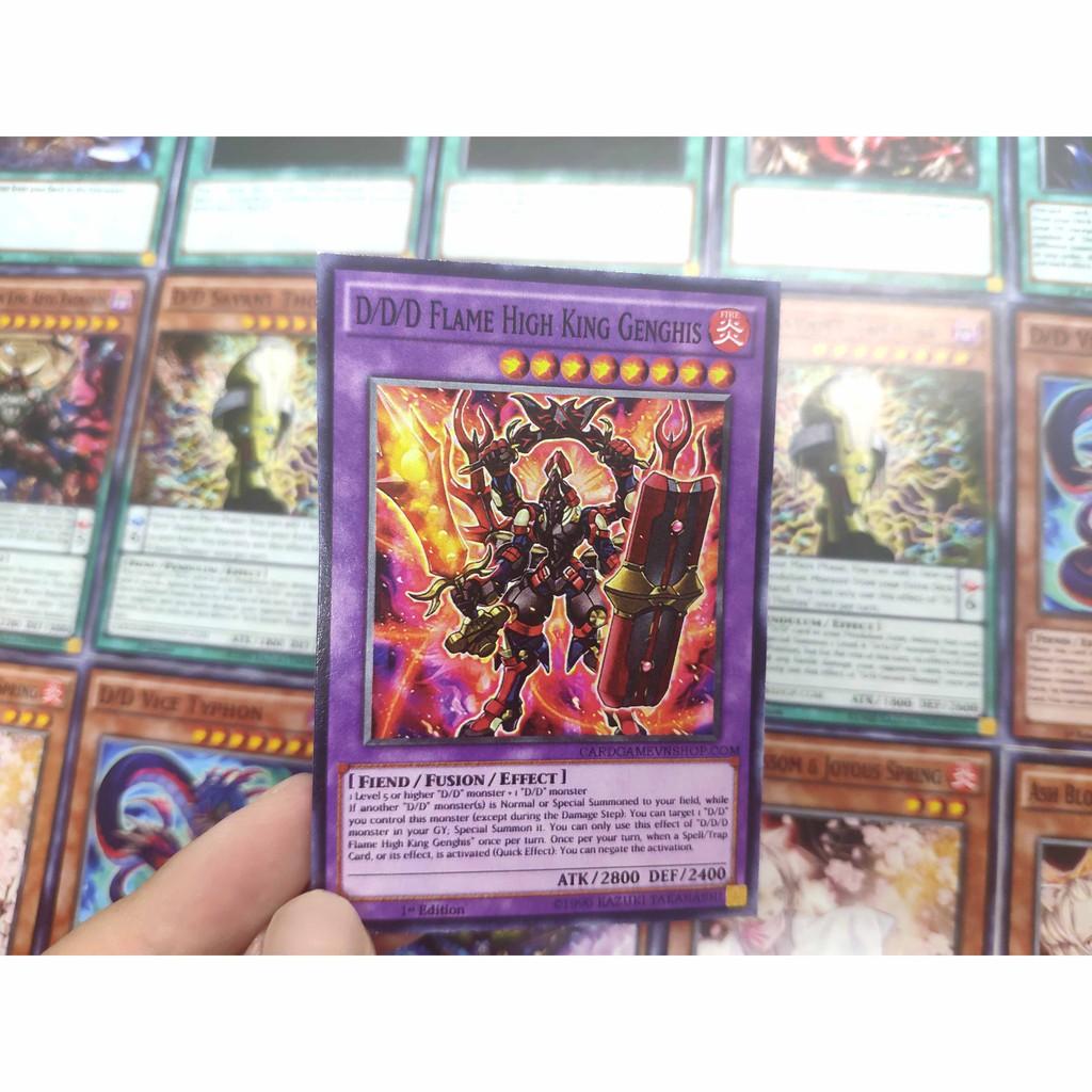 Bài Yugioh ️️ Thẻ bài Yugioh DDD Declan Akaba deck 54 lá