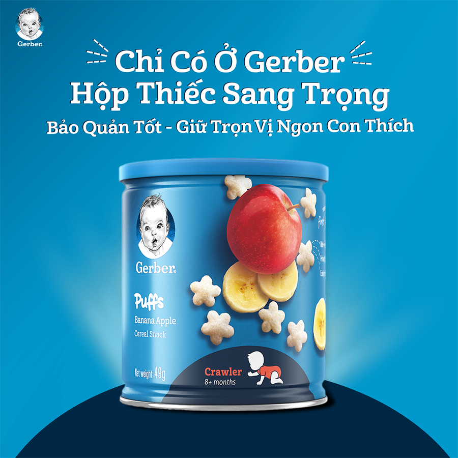 Combo 2 Bánh Ăn Dặm Nestlé Gerber Chính Hãng - Combo 2 Nhon Nhón Bánh Dặm [Tặng Đồ Chơi Cho Bé Ngẫu Nhiên]