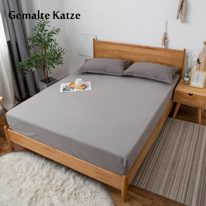 Tất Cả Các Kích Thước Mịn Chống Thấm Nước Bảo Vệ Nệm Cho Hộp Đệm Bao Miếng Lót Da Đồng Màu Chống Nước Lắp Giường