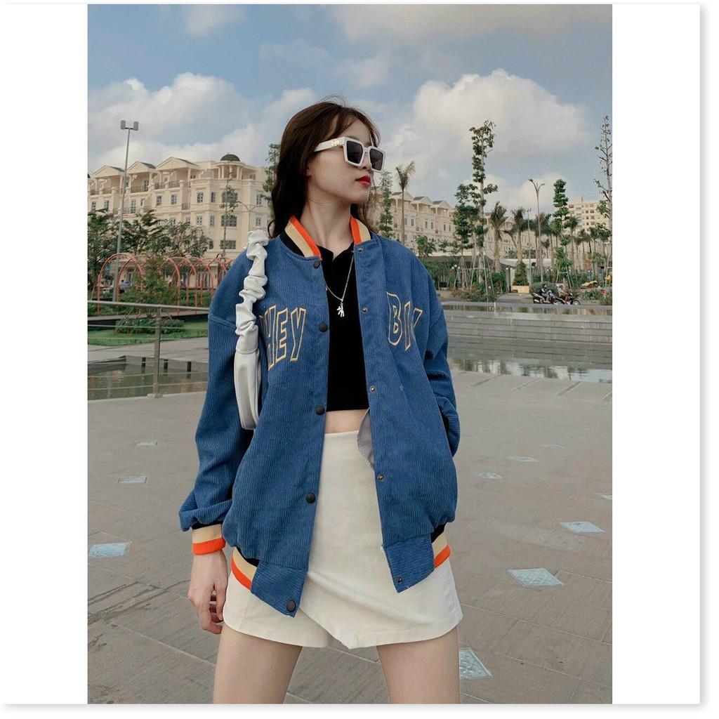 ÁO KHOÁC NỮ BOMBER UNISEX NHIỀU MÀU SẮC