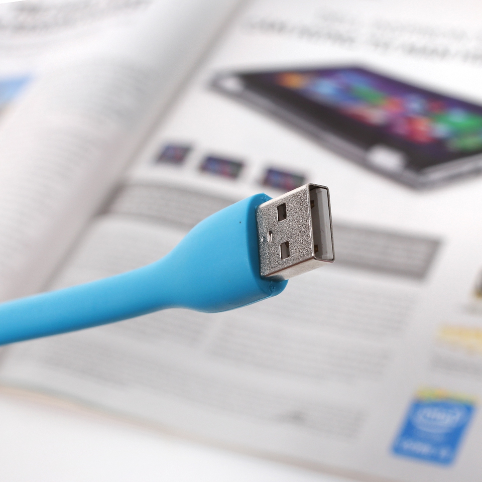 Đèn led cắm cổng usb uốn dẻo thuận tiện cho việc học tập, đọc sách, làm việc ban đêm