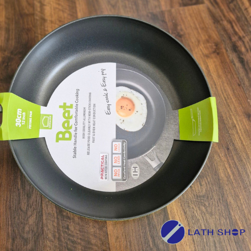 Chảo Beet Chống Dính LocknLock Bằng Nhôm LED4303 - Có Thể Sử Dụng Bếp Từ, Bếp Gas, Bếp Hồng Ngoại - 30cm - Màu Xanh Lá -Hàng chính Hãng