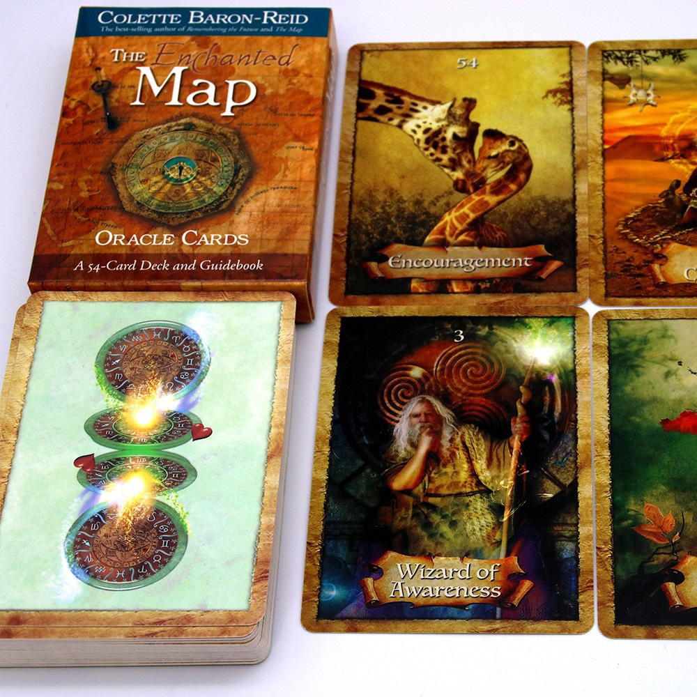 Bài Oracle The Enchanted Map 54 Lá Bài Tặng Đá Thanh Tẩy