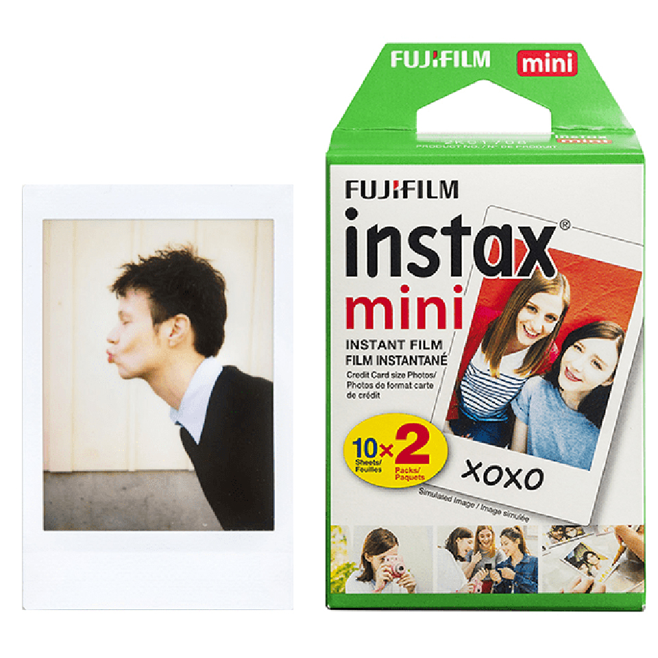 Hộp phim Fujifilm Instax Mini 20 tấm (phim trắng) - Hàng chính hãng