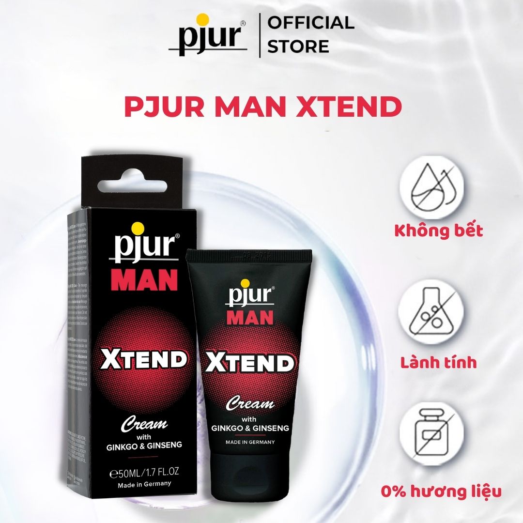 Gel tăng kích thước cậu nhỏ, cường dương Pjur Man Xtend 50ml dành cho quý ông tăng khoái, tăng lưu thông máu