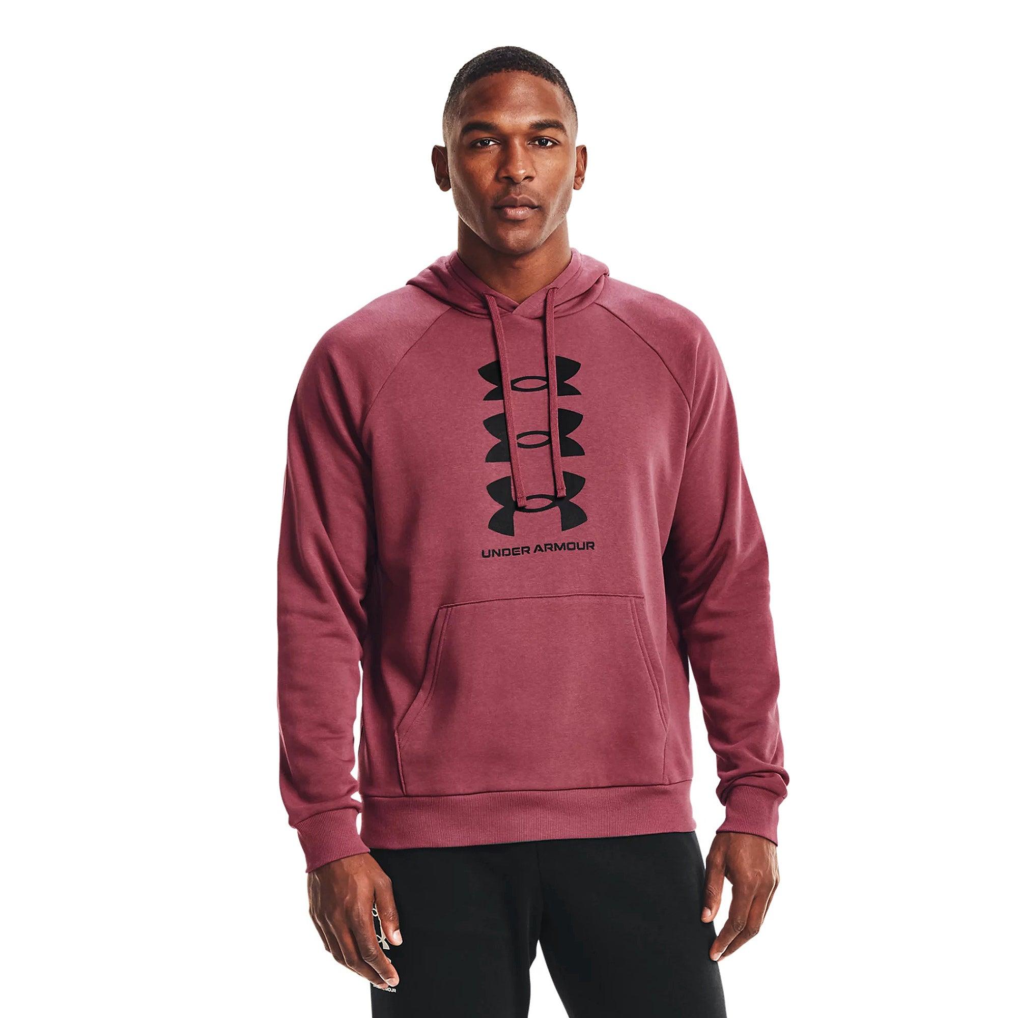 Áo khoác hoodie tay dài có nón thể thao nam Under Armour Rival Fleece Multilogo - 1357094-652