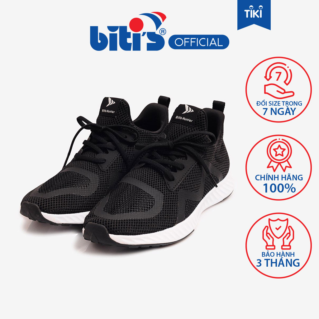Giày Đi Bộ Nữ Biti's Hunter Jogging Jade Black DSWH05300DEN