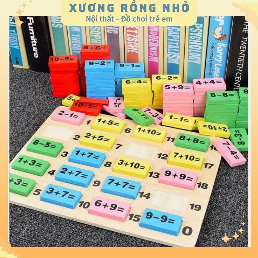 Đồ chơi Domino 110 quân bằng gỗ