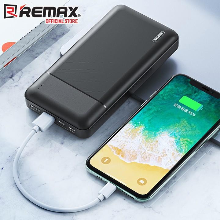 Pin Sạc Dự Phòng 30.000mAh Remax RPP-167 Lango Series Fast Charing 2.1A Tích Hợp 2 Cổng USB(HÀNG CHÍNH HÃNG)