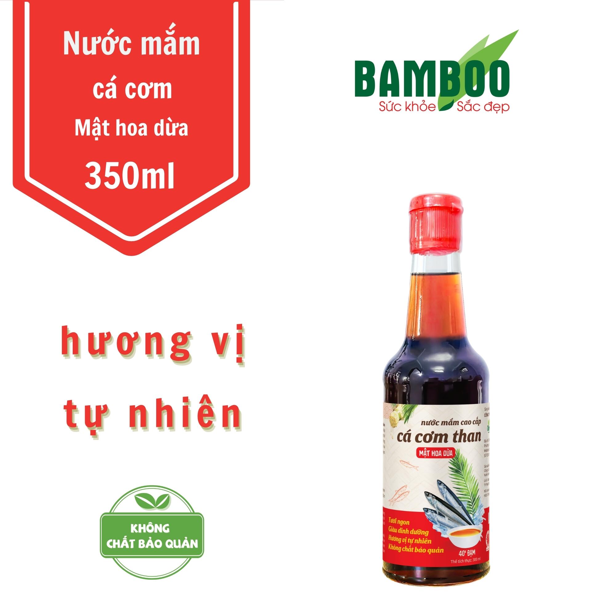 Nước mắm cá cơm mật hoa dừa 40N cao cấp - Detoko