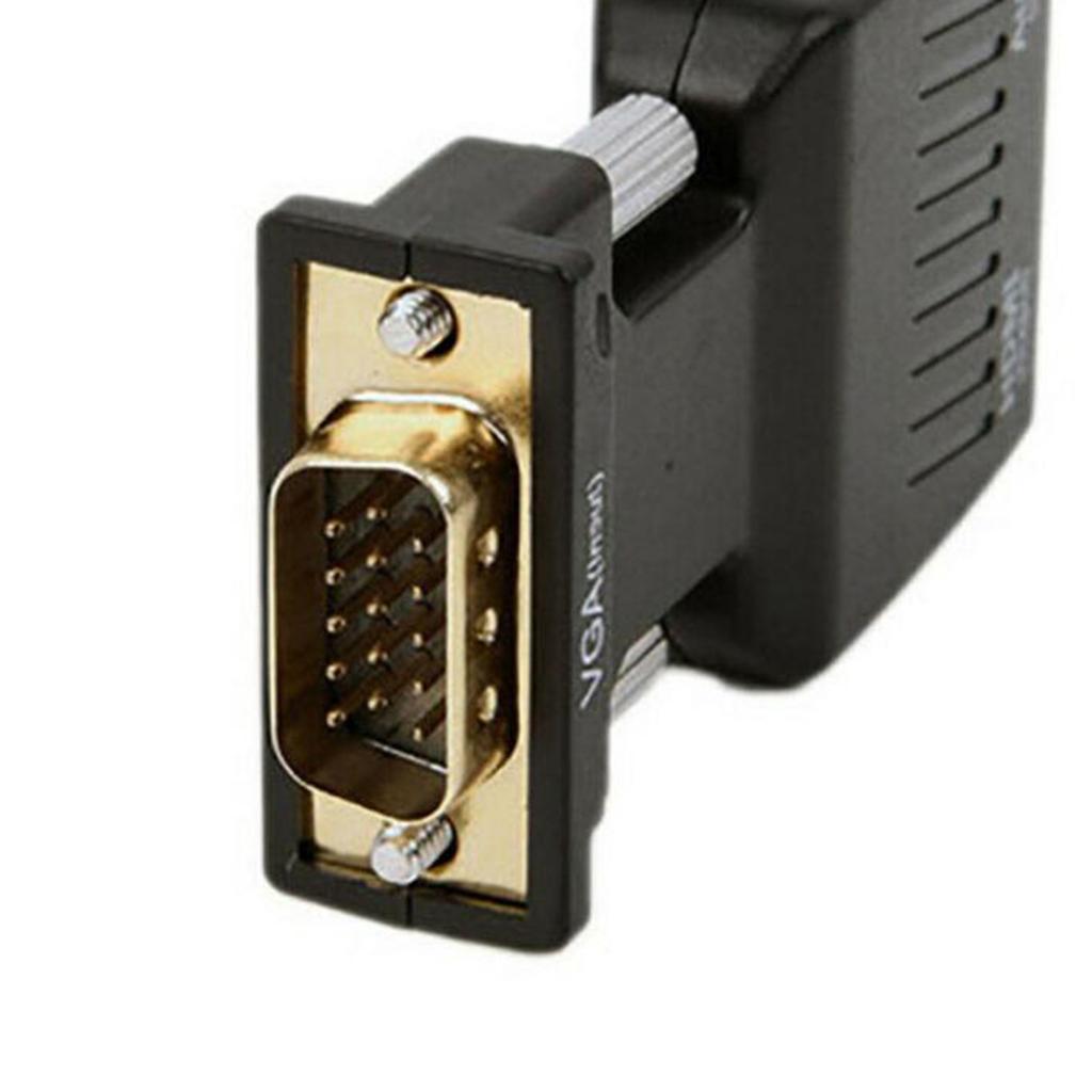 HDMI To VGA Adapter Converter With Audio Support 1080P Signal Output