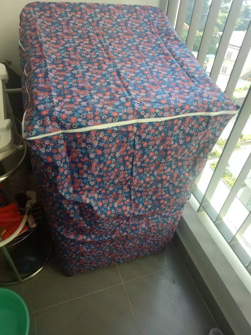 Áo Trùm Máy Giặt 11-15Kg Cửa Trên – Vải Dù Chống Thấm, Giao Màu Ngẫu Nhiên