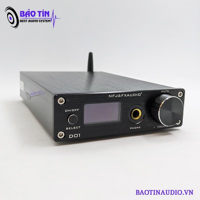 DAC FX D01 Giải mã 32Bit/768khz Chơi DSD 512 Tặng kèm Dây quang USA 2M