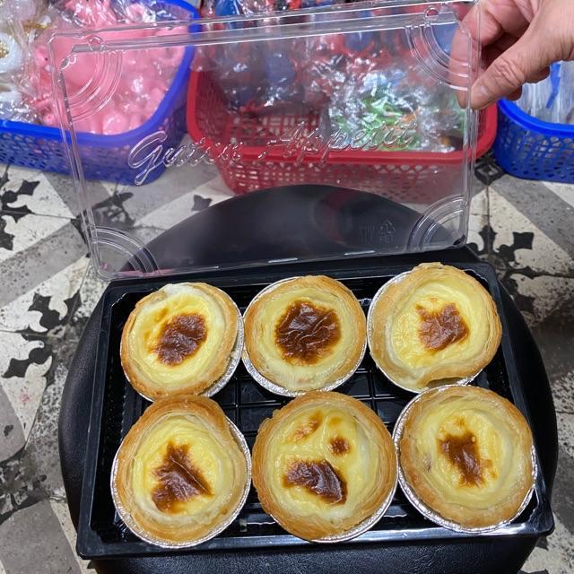100 Hộp ST6 Đựng Sushi - Bánh Mứt - Cơm Cuộn - Bánh Su Chà Bông - Tart 6 Cái