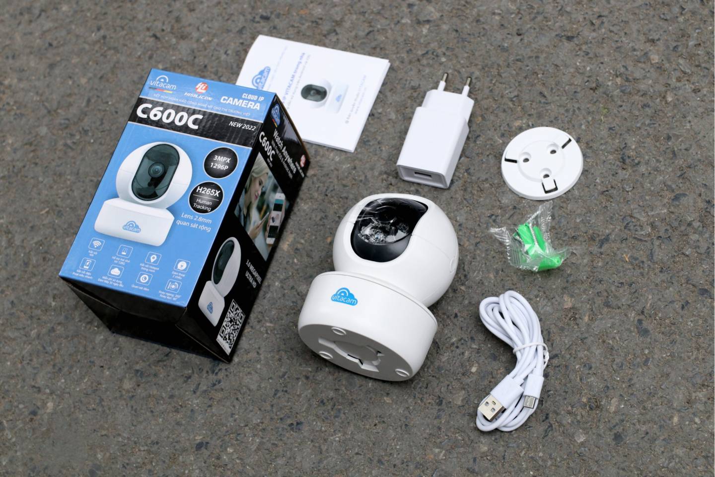 Camera IP Vitacam C1280 3.0 Mpx Ultra HD - Hàng Chính Hãng