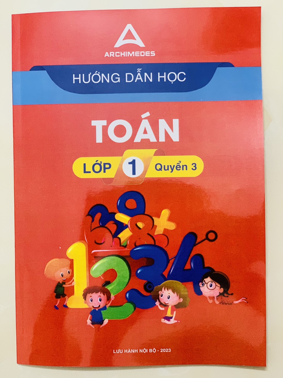 Sách - Combo 4 cuốn Hướng dẫn học toán lớp 1 trường Archimedes school - Mới 2023
