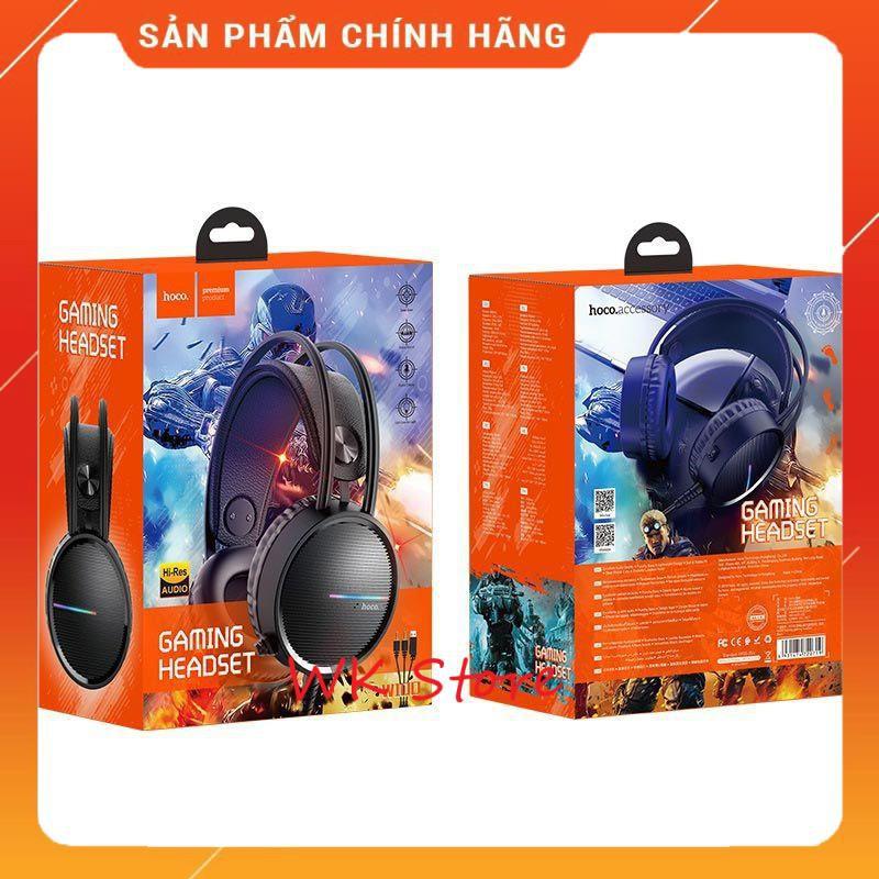 Tai nghe chụp tai có mic Hoco W100 - Hàng Chính hãng