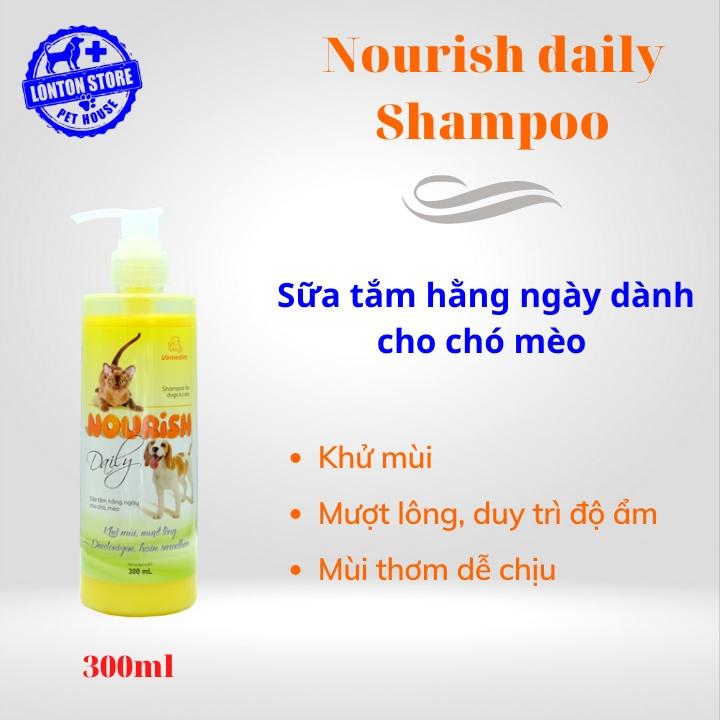 Sữa Tắm Hằng Ngày Nourish Daily Shampo - Dành Cho Chó Mèo 300ml