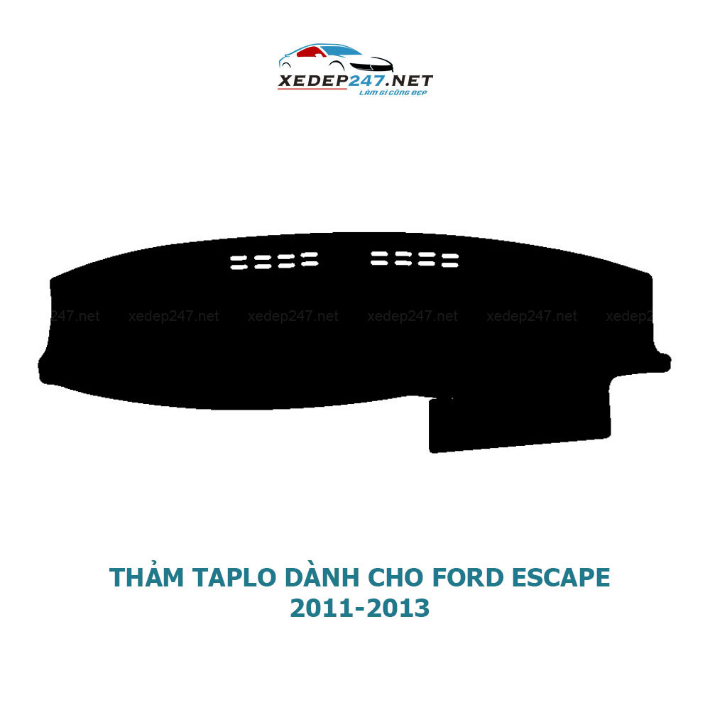 Thảm Taplo dành cho xe Ford Escape 2002 đến 2013 chất liệu Nhung, da Carbon, da vân gỗ